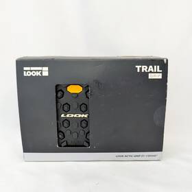 00024044 Look Trail Grip Pedals Vibram Activ Flat Platform Mtb Bike Black Composite