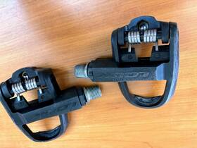 22256 Look Keo Classic Plus Cycling Pedals Stainless Steel Adjustable Tension Clean