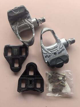 Pp396 Look Multitensor Clipless Pedals With New Cleats Road Tt Tri Bike France