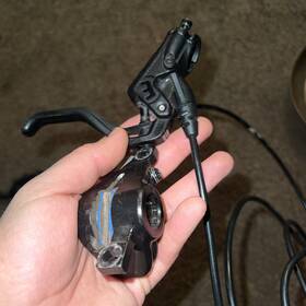 Magura 055184021989 Mt Sport Disc Brake And Lever - Front Or Rear Hydraulic Post Mount Bla