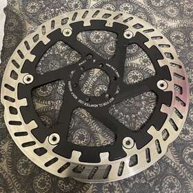 2701938 Magura Mdr-p Disc Brake Rotor - 203mm 6-bolt For Ebike Silver/black