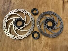 2702237 Magura Mdr-c Cl Disc Brake Rotor 180mm And 160mm Center Lock With Rings Euc