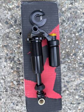 968-01-156 Marzocchi Bomber Cr Rear Shock - Trunnion Metric 185 X 55 Mm Black