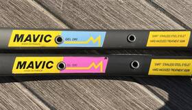 Gel280 Mavic Pair Of Vintage Tubular Rims - 28 Hole And Gl330 Road Or Track