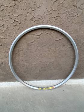 X223 Mavuc Silver Mavic Disc 32h Presta Valve 26 Inch Rim