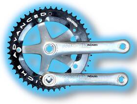 Mcc165 Miche Primato Advanced Track Cranks And Chainring 165mm/48t Silver/black