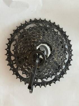 Cs-h093 Microshift 11-42 Advent Cassette - 9 Speed 11-42t Black Ed Coated