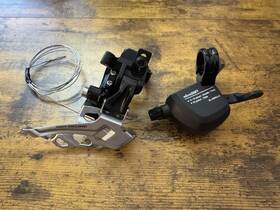 Sl-m850-l3 Microshift Left Trigger Shifter Triple And Shimano Deore Fd-616 Front Derailleur
