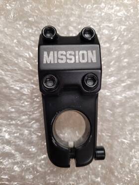 Mn2360bkm Mission Control Bmx Stem - Matte Black