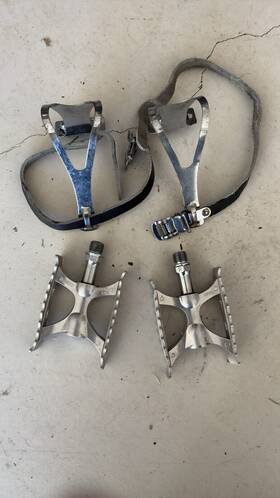 7771 Mks Touring Lite Pedals Silver With Tow Cages
