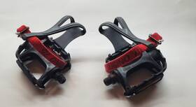 G-6000 Mks Vintage Mtb Pedals Sugino 75 With Foot Traps Specialized