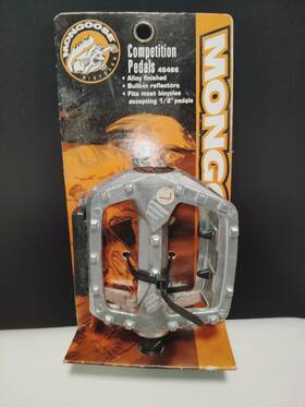 45466 Mongoose Vintage Competition Pedals Alloy