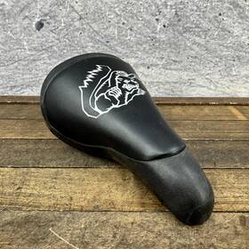 Ub-201 Mongoose Vintage Bmx Seat Maurice Saddle Black Freestyle Mid School