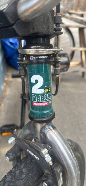2star Mosh Brass 2 Star Gold Bmx Vintage Bike Tektro Brakes