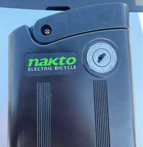 Nt308-36v10ah Nakto Electric Battery Nt308 36v 10ah With Charger Key Fully Functional