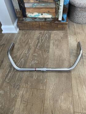 Nitto B353aaf Bosco Cruiser Handlebars 25.4mm 580mm Heat Treated Aluminum Riv