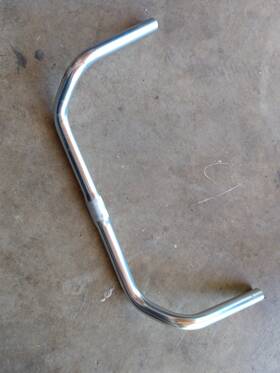 B602 Nitto Handlebar Promenade Silver