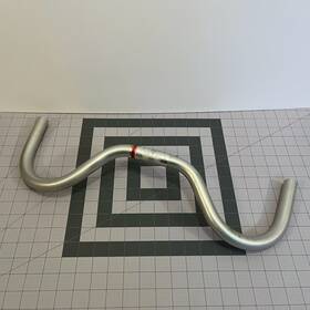 Rm-016-25.4 Nitto Rm016 Moustache Handlebars Silver 515mm 25.4 Bridgestone Rivendell Japan