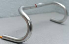 Rm013 Nitto Alloy Drop Handlebar 26.0mm 45cm Silver Rando
