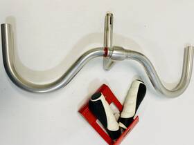 Rm016m Nitto Moustache Handlebar 26.0 Clamp Heat Treated Aluminum Japan Sweep