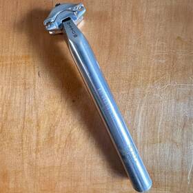 S65250270 Nitto S65 Crystal Fellow Seatpost - 250mm- Silver