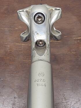 Nitto Sp72-w30 Jaguar Nj Sp72 Njs Seatpost 27.0mm/44mm Rail Width Made In Japan