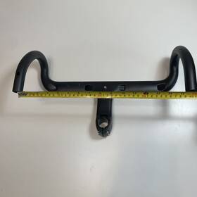 B-10-5-7 No Logo Carbon Drop Handlebars Road Bike Integrated Handlebar Stem Support Od2 31.8 28.6