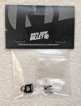Fg0003-b North Shore Billet Fox For Cable Guide V2 With Titanium - Black