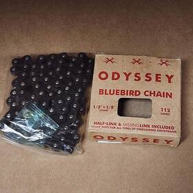 112-links Odyssey C-501-bk Bluebird 1/8 Inch Single-speed Bike Chain Black