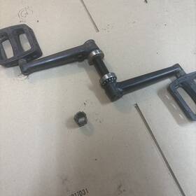 C-613-rbk Odyssey Bmx Thunderbolt Cranks 165mm Lhd - Rust Proof Black