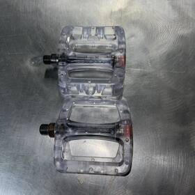 P-211-bk Odyssey Twisted Pc Pedals Platform Clear 9/16 Inch Used