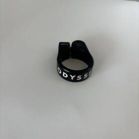 S-275-bk Odyssey Slim Bmx Seat Post Clamp 28.6mm 1 1/8 Inch - Black