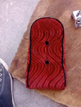 603112 Og Lowrider Sissy Bar Back Cushion In Red
