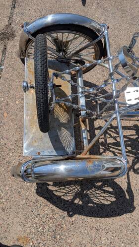 615717 Og Lowrider 12-16 Inch 1 Speed Trike Conversion Kit Coaster 5/8 Axle Chrome