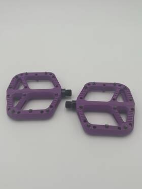 1c0399pur One Up Oneup Components Flat Composite Mountain Bike Pedals Clipless Purple