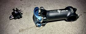 58576 Origin8 Origin 8 Black 100 Inch Mm Threadless Bike Stem 1-1/8 31.8 Degrees /