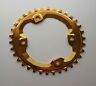 Ov96xt8000-34gl Absolute Black Oval Chainring Bcd Gold 5110846002801