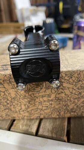 71010012bk Paul Components Boxcar Stem 12d X 100mm Black