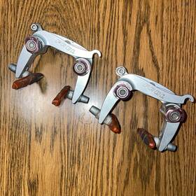 057silver Paul Components Racer Medium Center Pull Brakeset Silver Custom Ano Adjusters