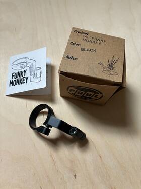 Paul Components 857053001894 Funky Monkey Front Cable Hanger 1-1/8 Inch Black