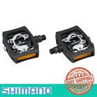 Pd-t400 Shimano Clickr Spd Clipless Mtb Mountain Bike Pedals Black With