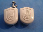 Pdts316 Campagnolo New Nos Grey Shield Logo Toe Strap End Button