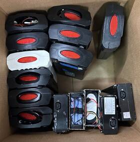 Pg041405aa Pedego Lot Of 10 Electric Bike Battery 48v 10ah As Is For Parts