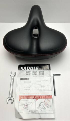 Pf-saddle1 Pelofamily Oversized Saddle Accessory For Peloton Bike And Plus Seat Cushion