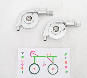 Porkchop Bmx 810156850486 Litepro Short/long Pull V-brake Adapter Silver Pair Road Gravel Bike