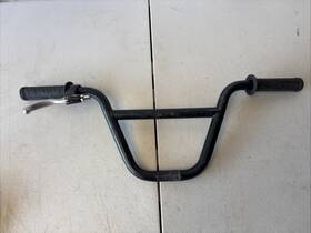 Buck99 Poverty Bikes Bmx Handlebars Black Used Mid School Bars Not Cut Or Bent