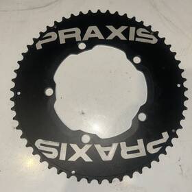 5236-5001  Praxis Aero Chainrings 130 Bcd Tt 56/42t Black