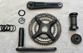 Dm-zc175-x4832 Praxis Zayante Carbon Crankset 175mm 10/11/12 Speed Double Complete Kit Xlnt