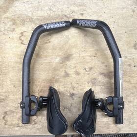 Profile Design 0516-6339 Carbon Stryke Extensions With Pads Black