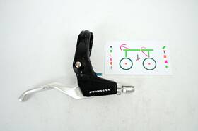 Xl-92 Promax Universal Aloy 2 Finger Disc/ V Brake Lever Mtb Bmx Bike Black/silver